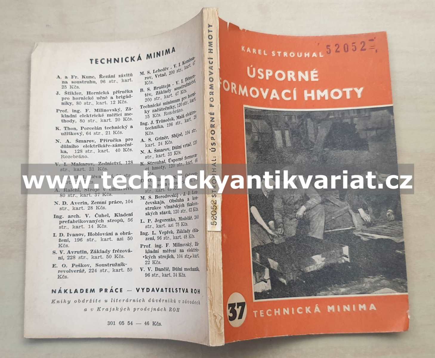 Úsporné formovací hmoty - Karel Strouhal (1952)