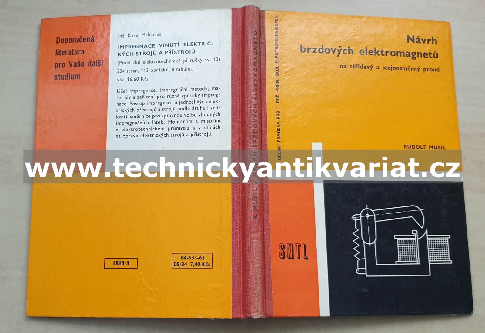 Návrh brzdových elektromagnetů - Rudolf Musil (1963)
