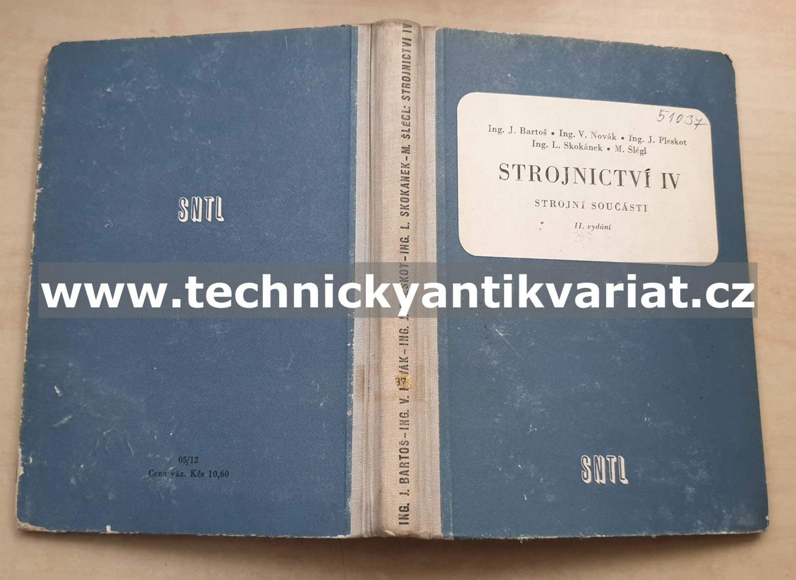 Strojnictví IV. Strojní součásti (1958)