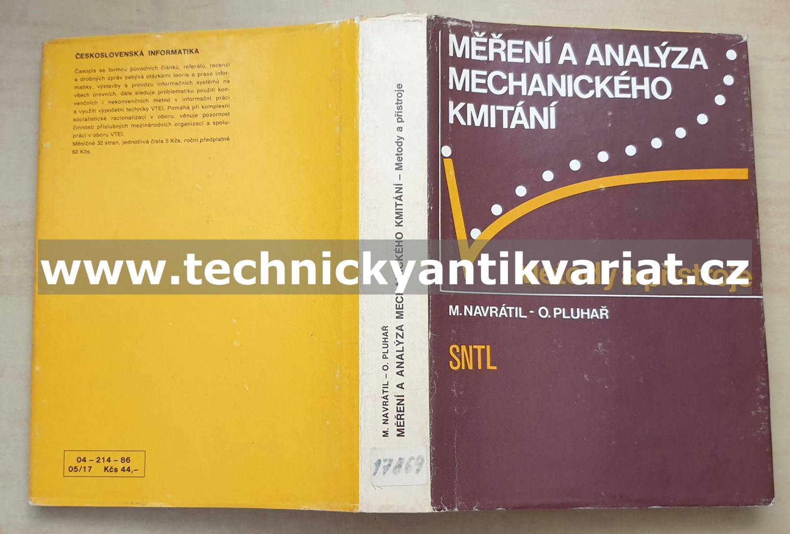 Měření a analýza mechanického kmitání - M. Navrátil, O. Pluhař (1986)