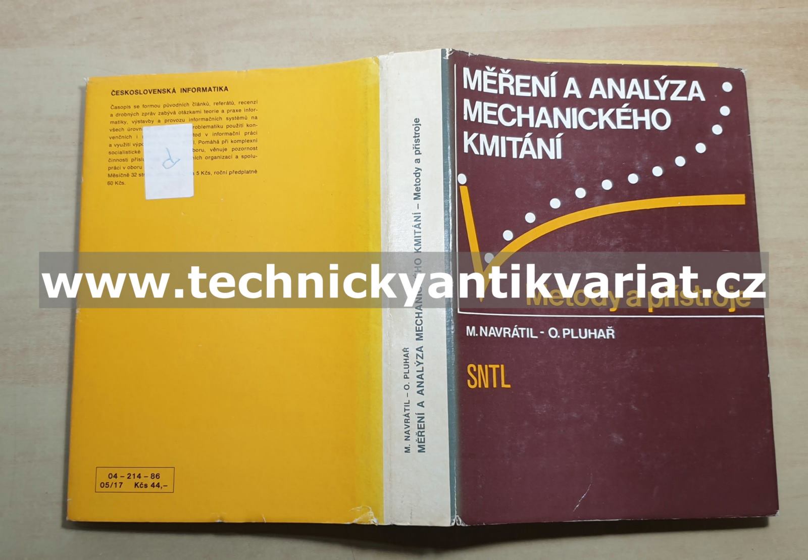 Měření a analýza mechanického kmitání - M. Navrátil, O. Pluhař (1986)