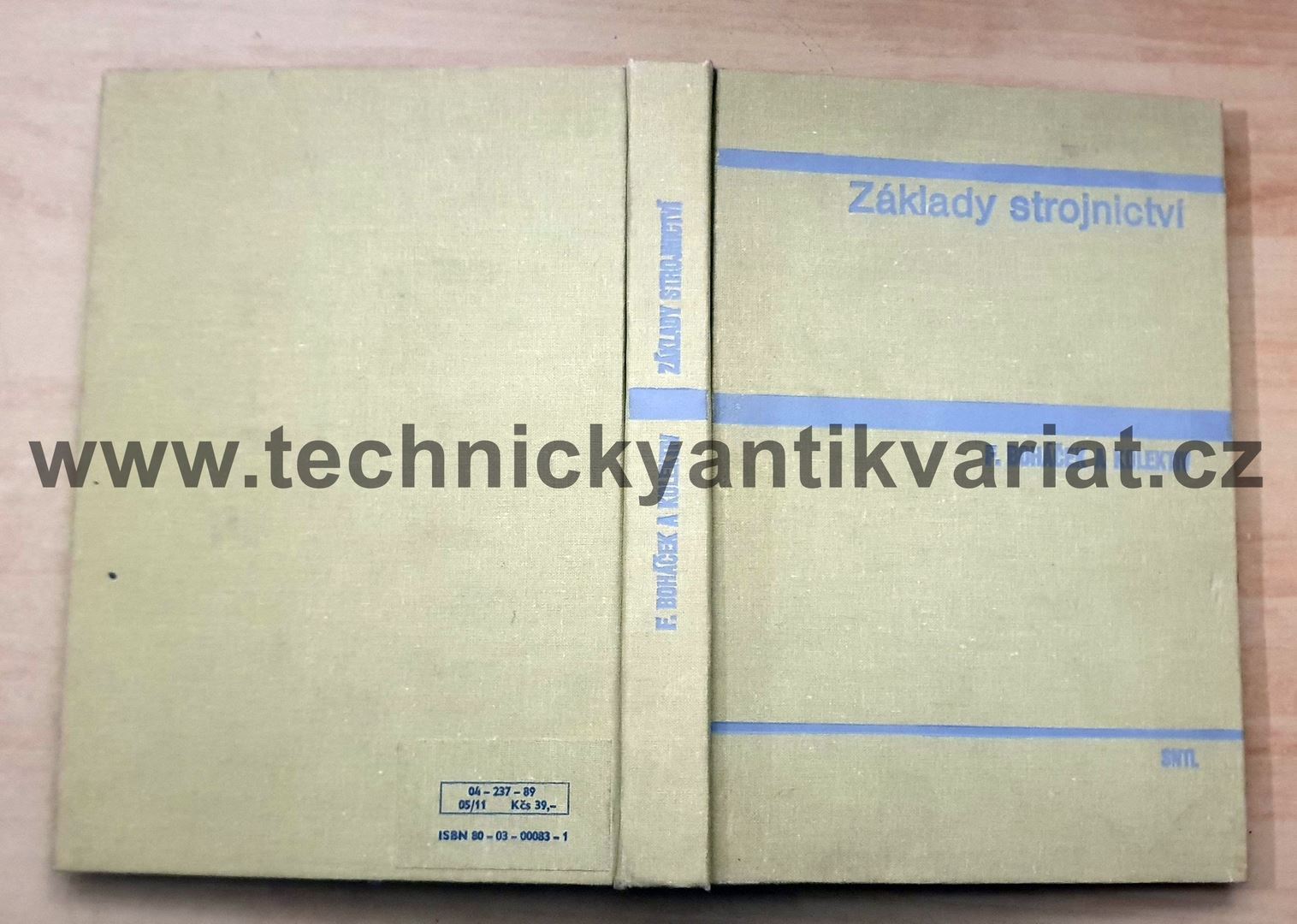 Základy strojnictví - František Boháček (1989)