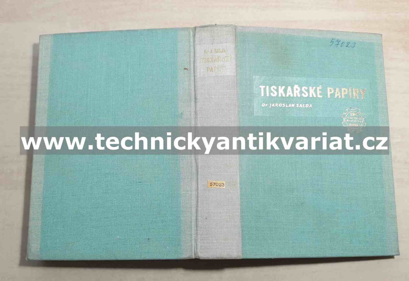 Tiskařské papíry - Jaroslav Šalda (1952)