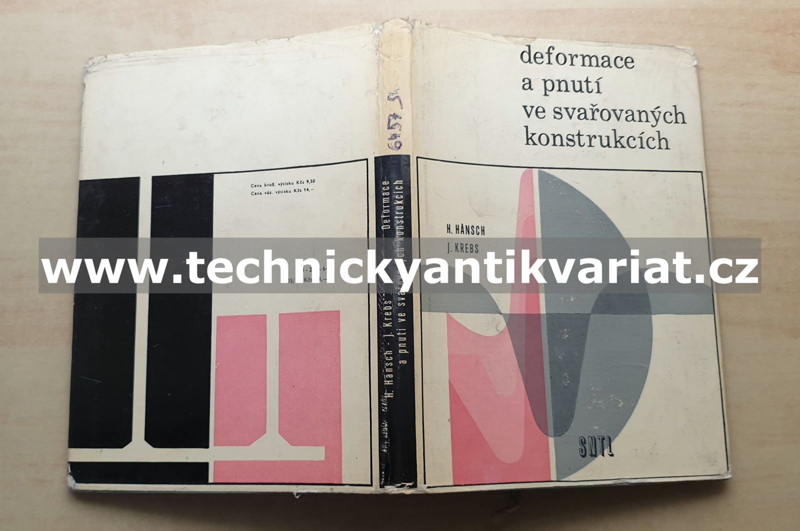 Deformace a pnutí ve svařovaných konstrukcích - Hánsch, Krebs (1964)