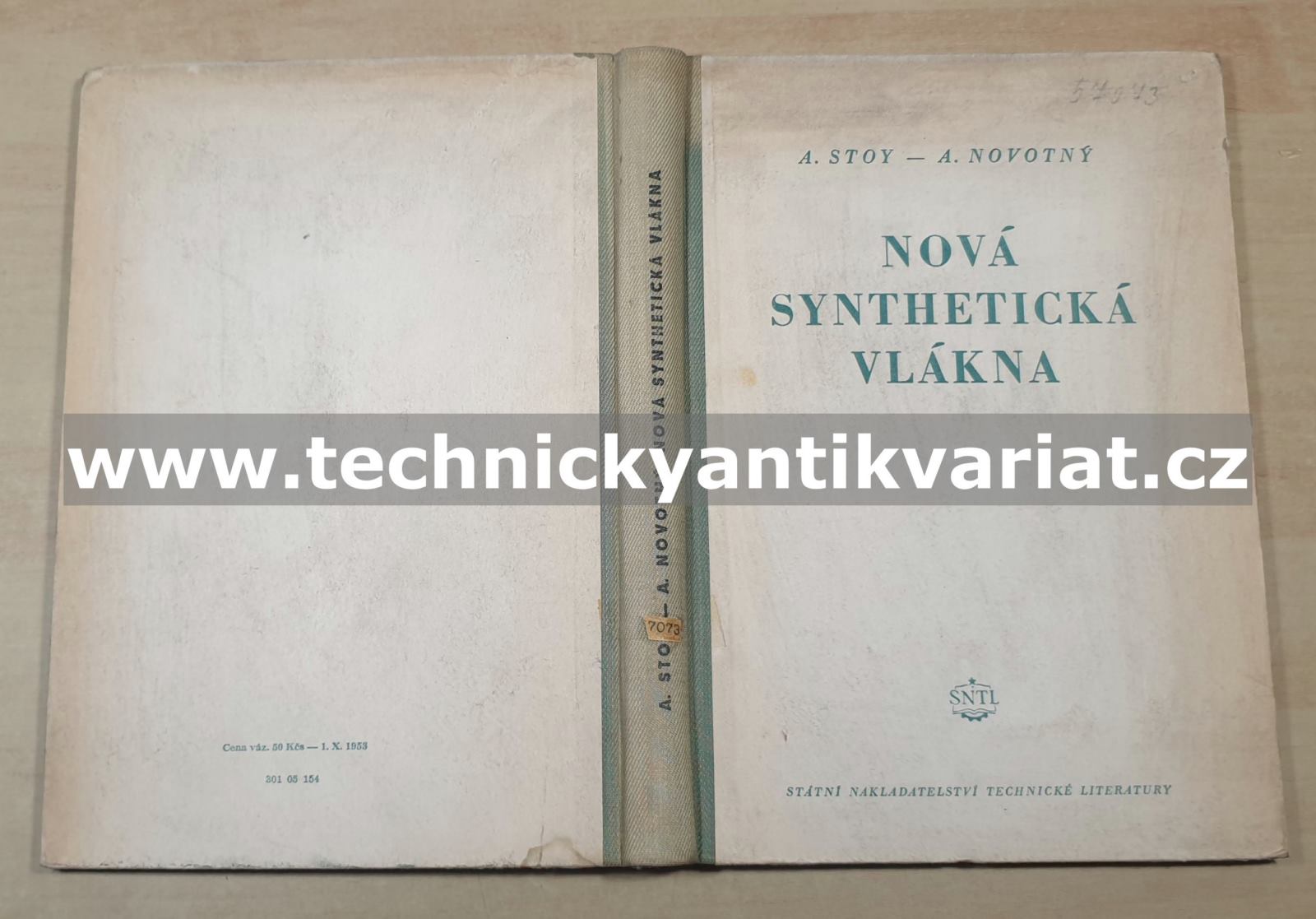 Nová syntetická vlákna - Stoy, Novotný (1953)