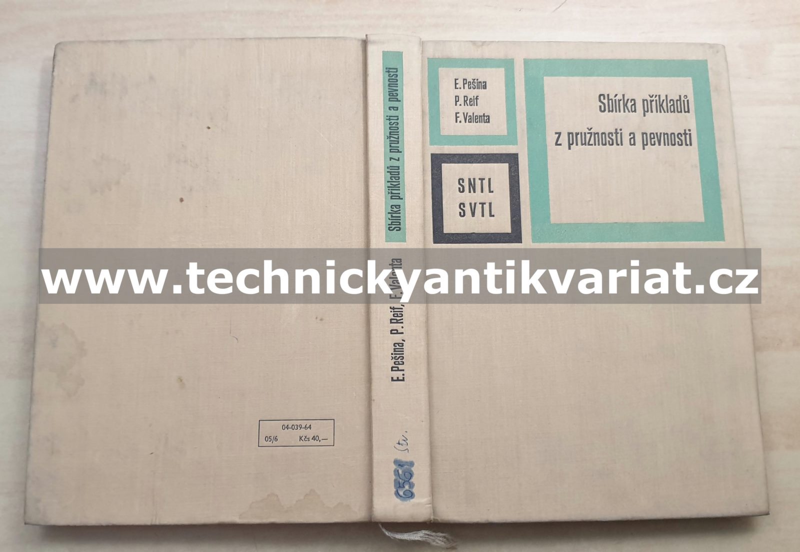 Sbírka příkladů z pružnosti a pevnosti - Pešina, Reif, Valenta (1964)