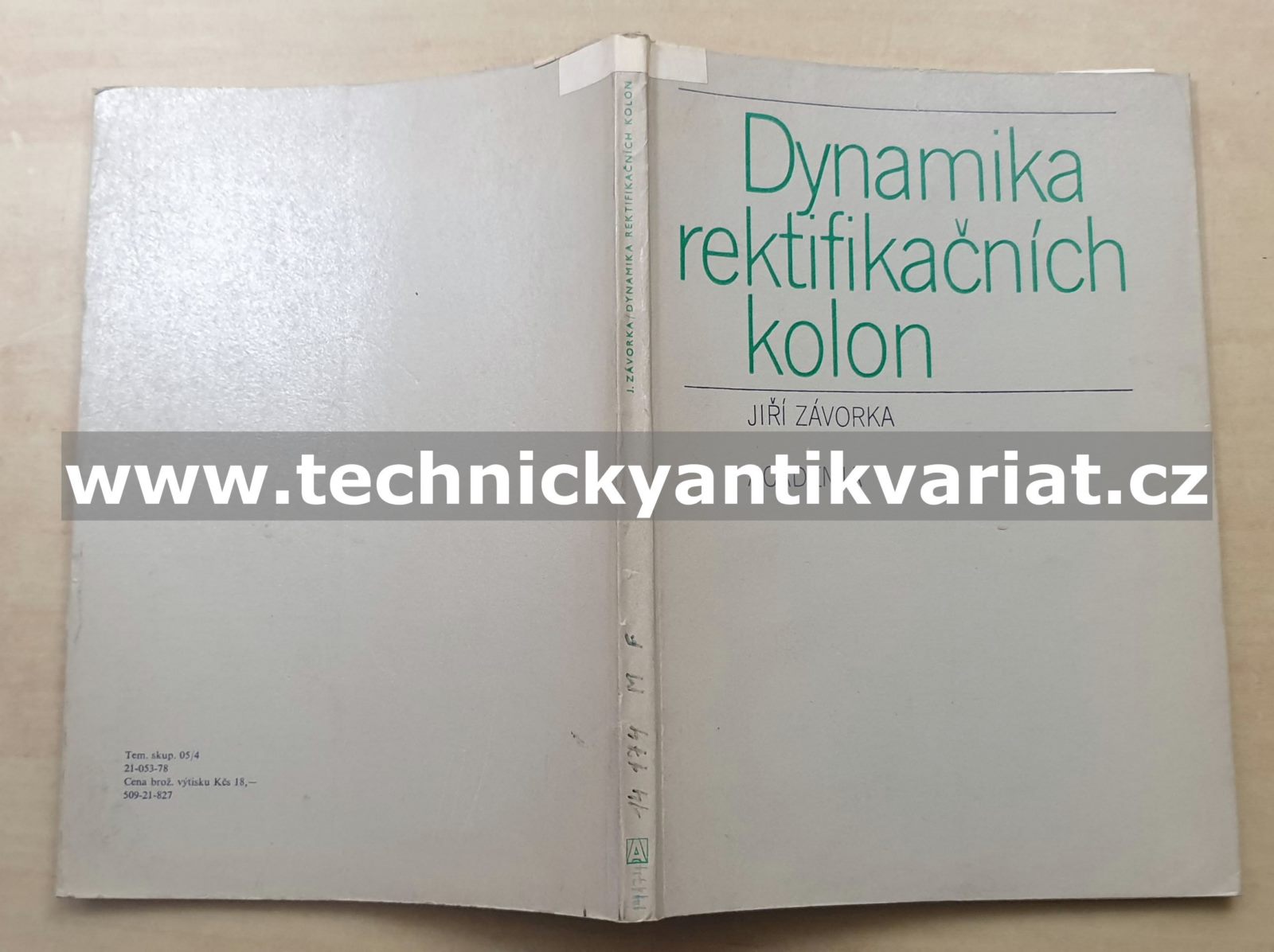 Dynamika rektifikačních kolon - Jiří Závorka (1978)