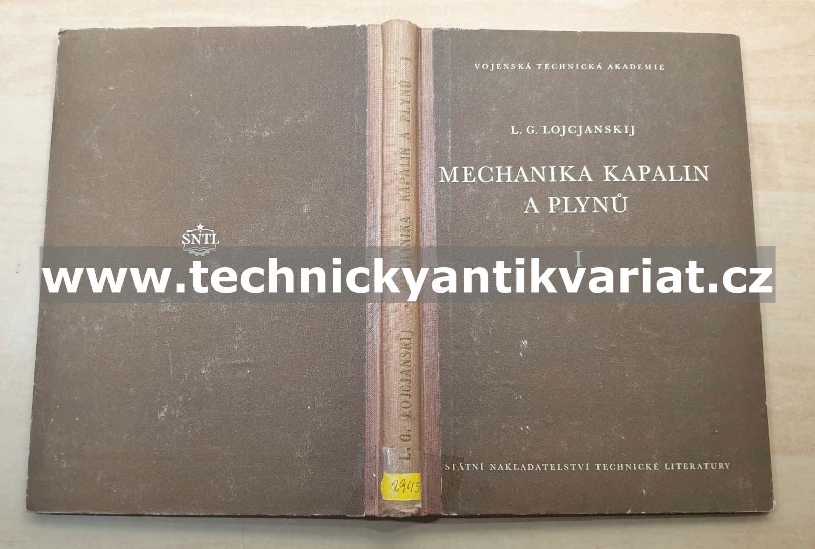 Mechanika kapalin a plynů I. L.G.Lojcjanskij (1954)