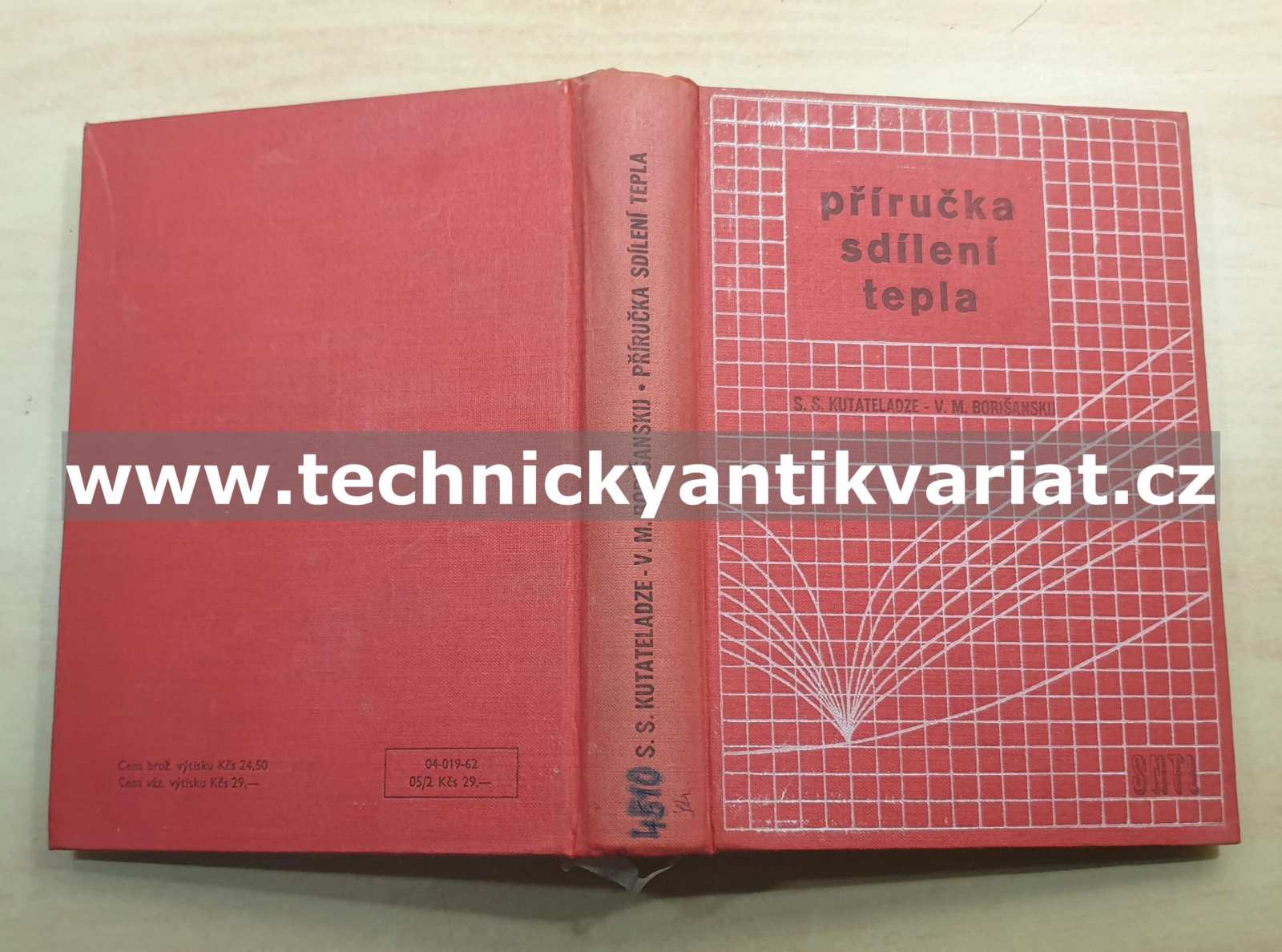 Příručka sdílení tepla - Kutateladze, Borišanskij (1962)