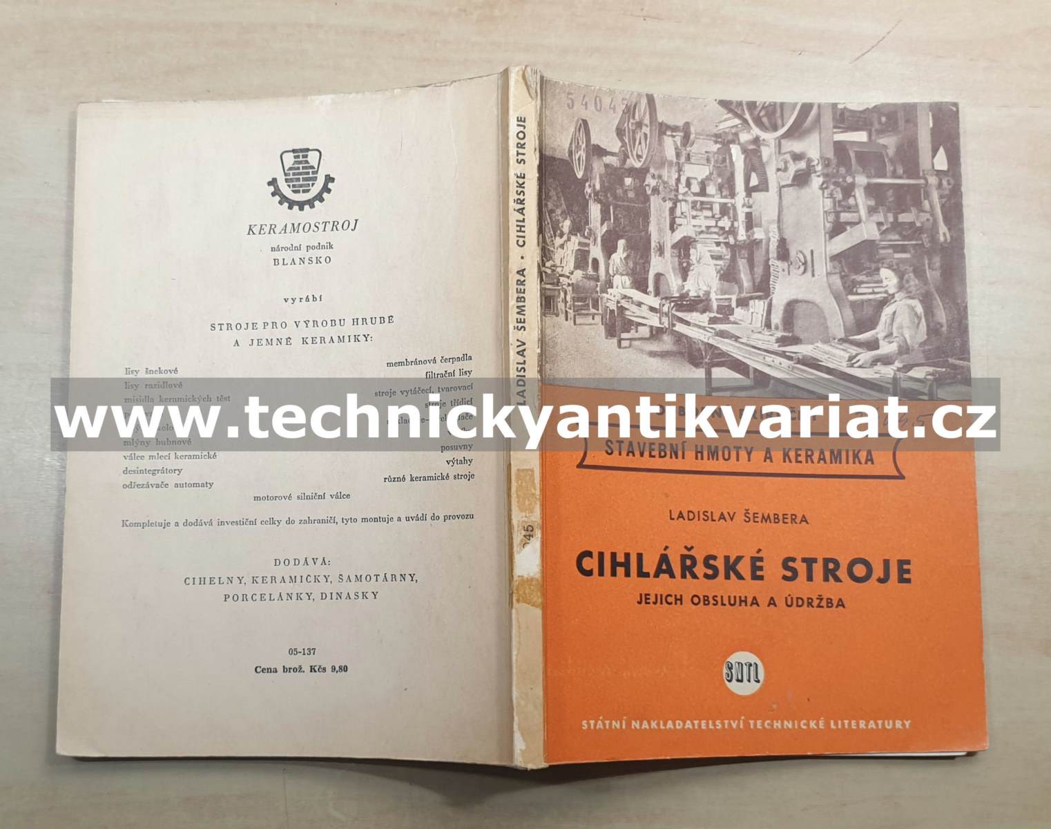 Cihlářské stroje - Ladislav Šembera (1958)