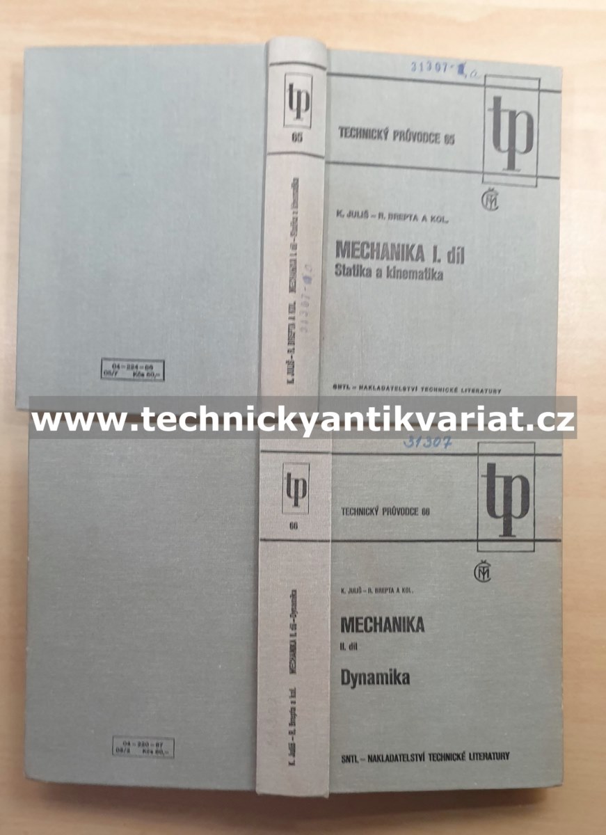 Mechanika I.,II., K. Juliš, R.Brepta (1986, 1987)