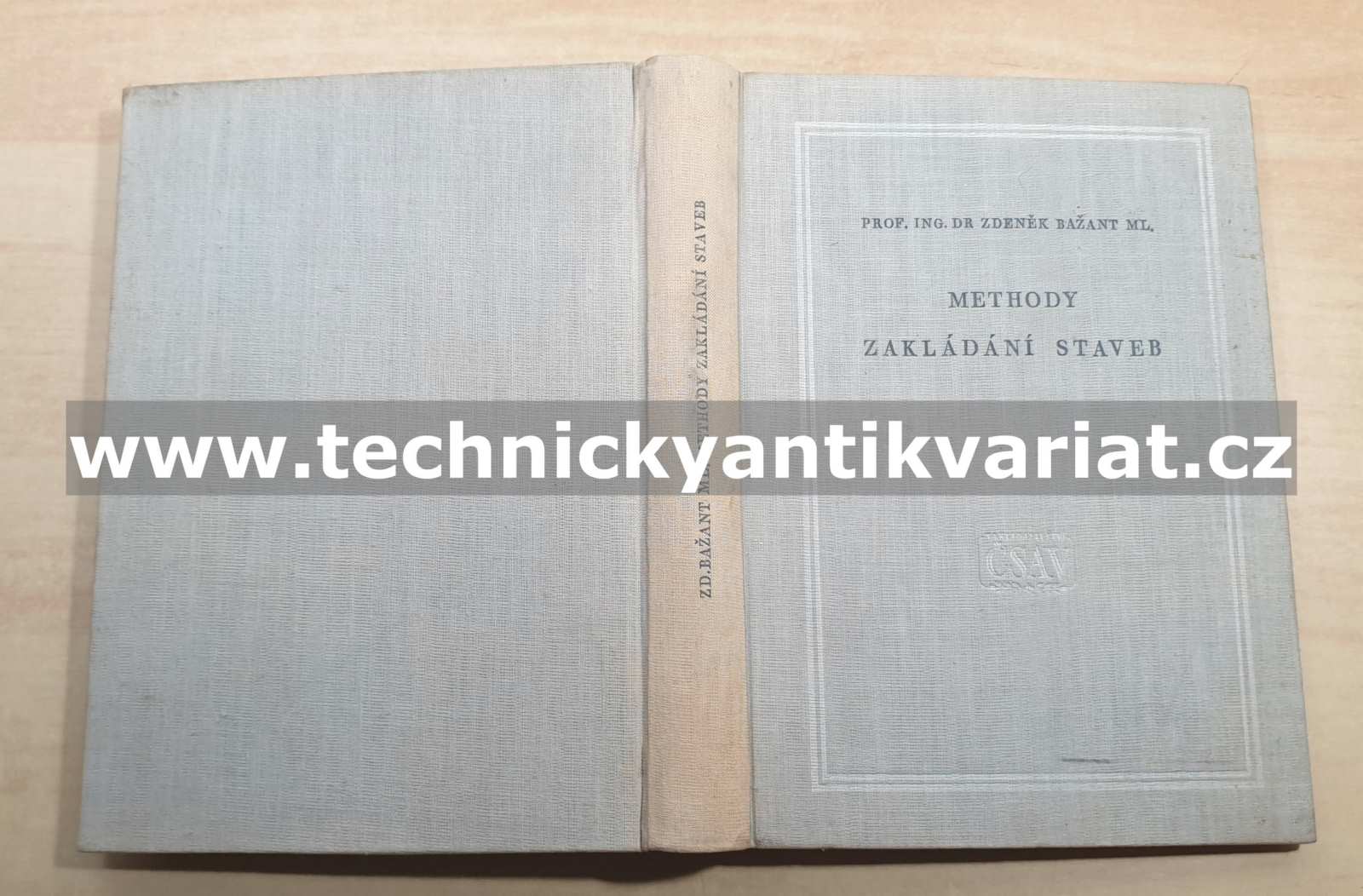 Methody zakládání staveb - Zdeněk Bažant (1956)