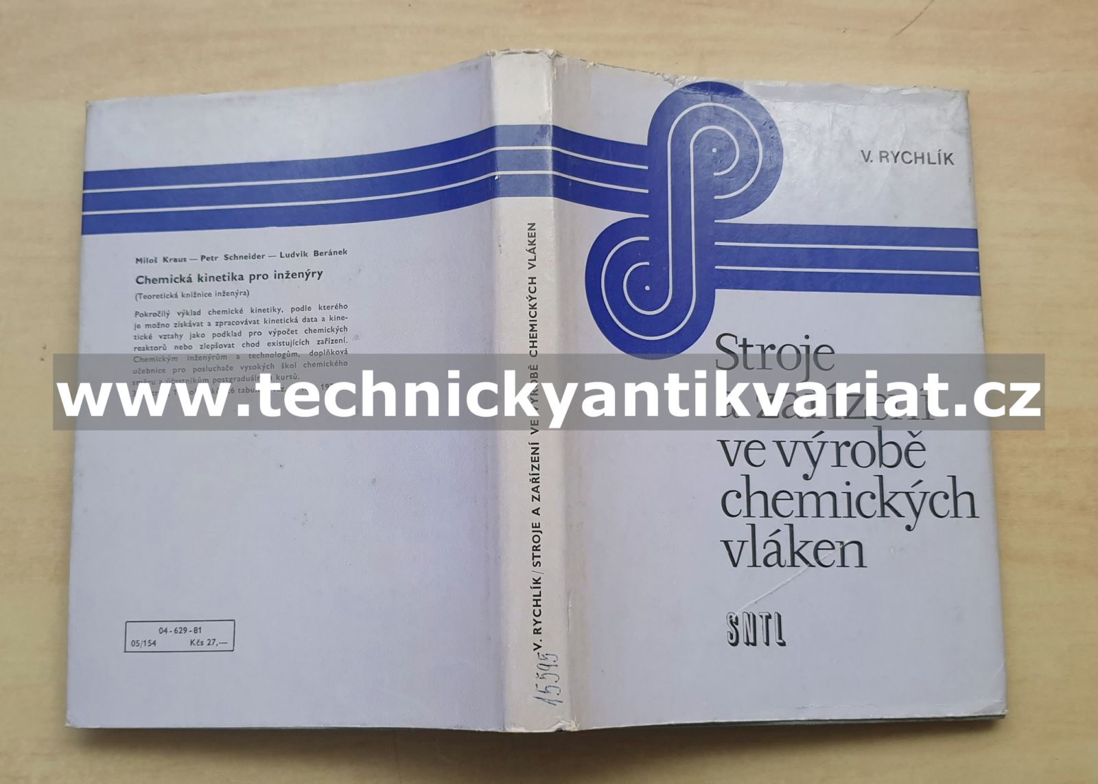 Stroje a zařízení ve výrobě chemických vláken - Vilém Rychlík (1981)