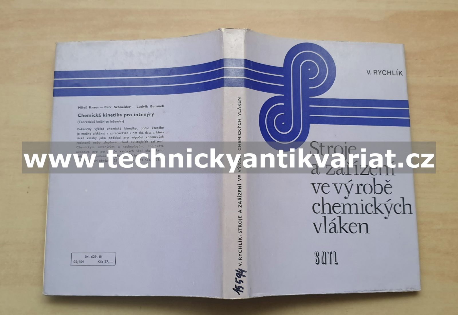 Stroje a zařízení ve výrobě chemických vláken - Vilém Rychlík (1981)
