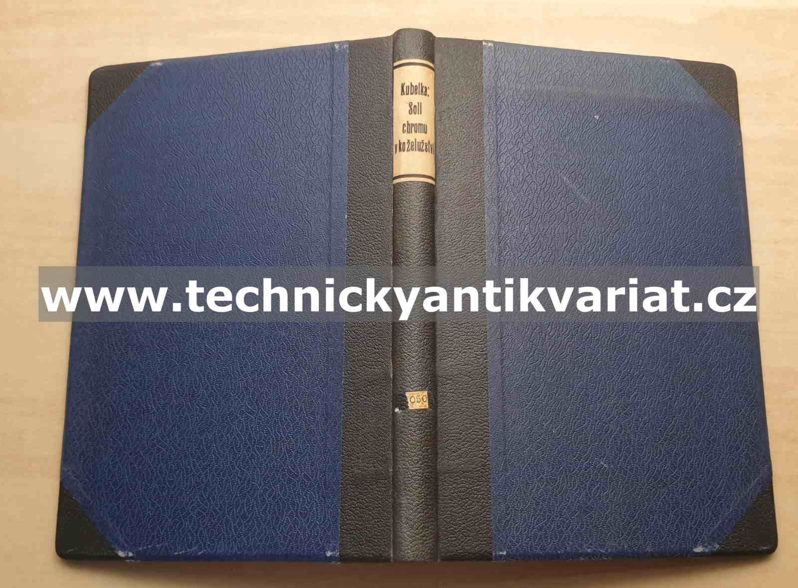 Soli chromu v koželužství - Václav Kubelka (1944)