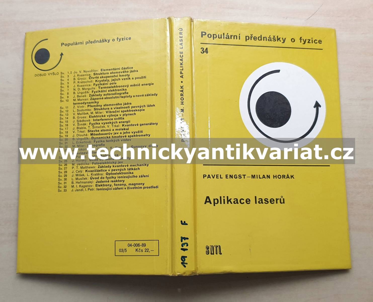 Aplikace Laserů - Pavel Engst, Milan Horák (1989)