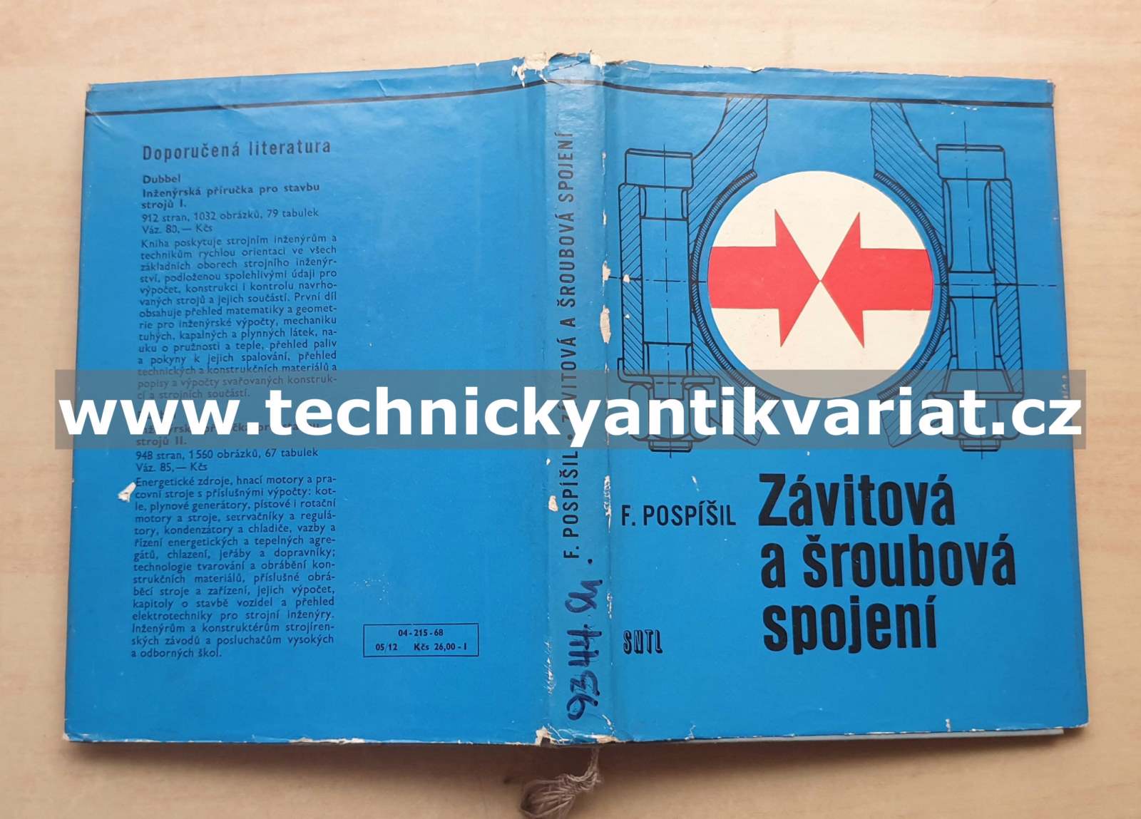 Závitová a šroubová spojení - František Pospíšil (1968)