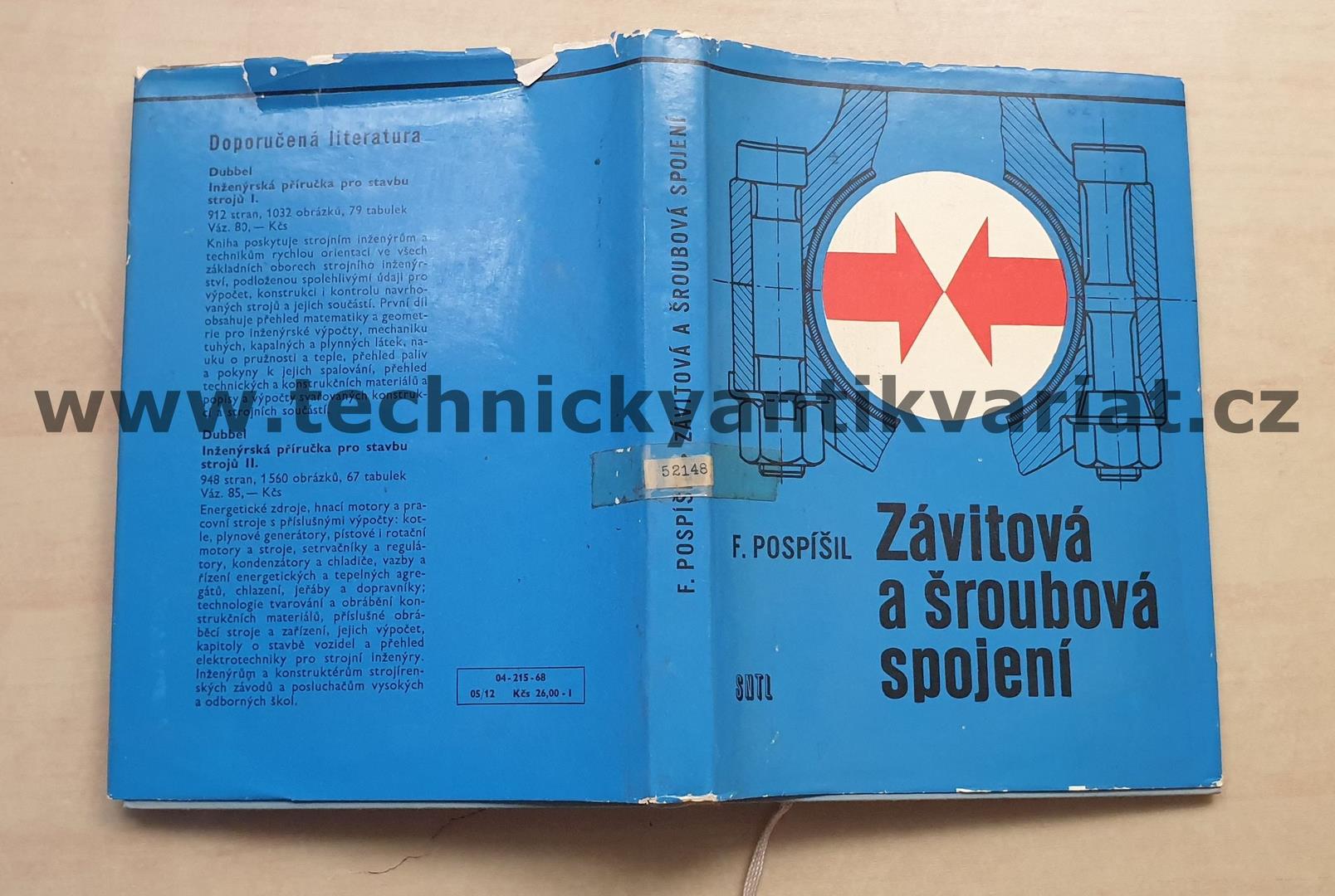 Závitová a šroubová spojení - František Pospíšil (1968)
