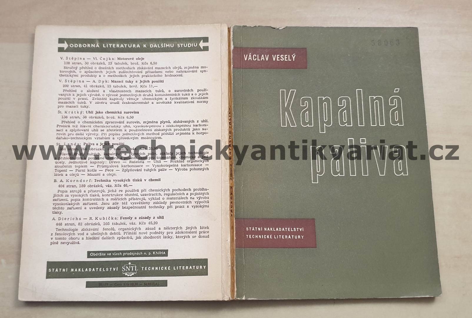 Kapalná paliva - Václav Veselý (1956)