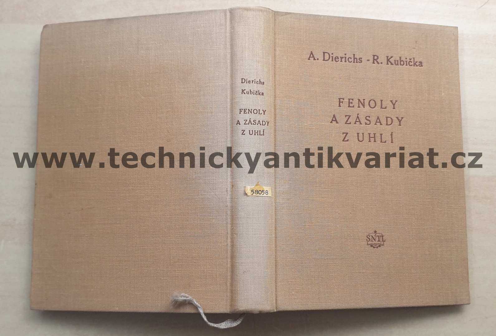 Fenoly a zásady z uhlí - A.Dierichs, R. Kubička (1956)