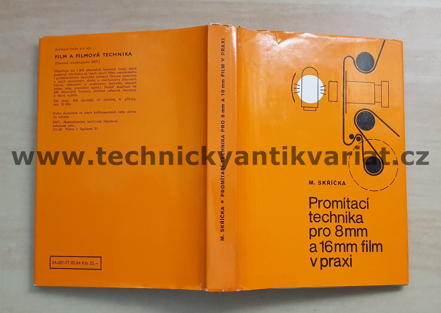 Promítací technika pro 8mm a 16mm film v praxi - M. Skříčka (1977)