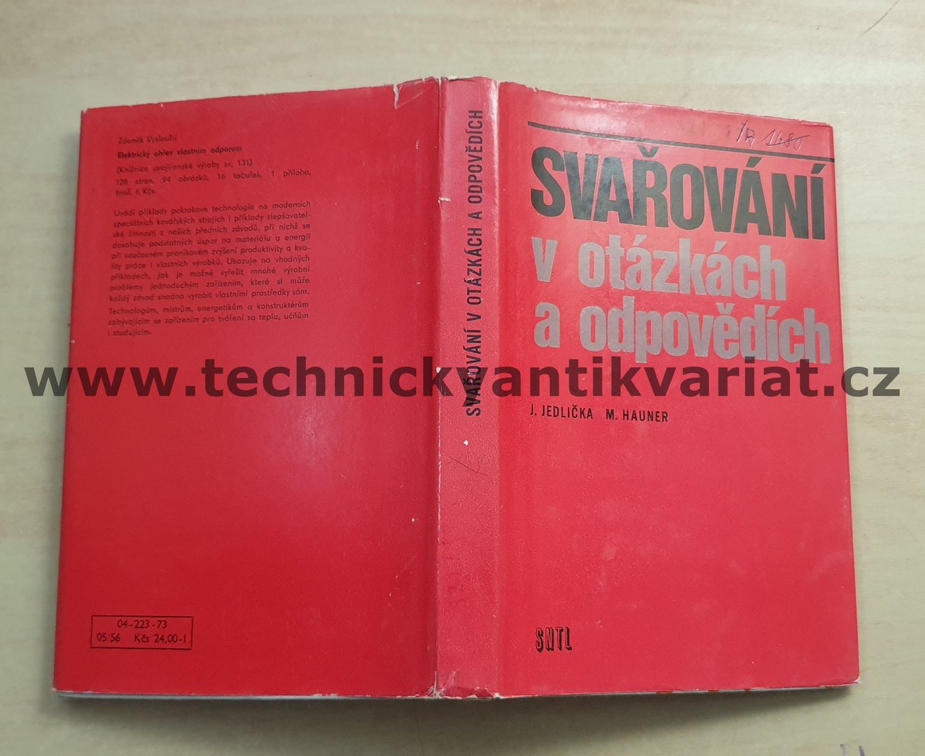 Svařování v otázkách a odpovědích - Jedlička, Hauner (1973)