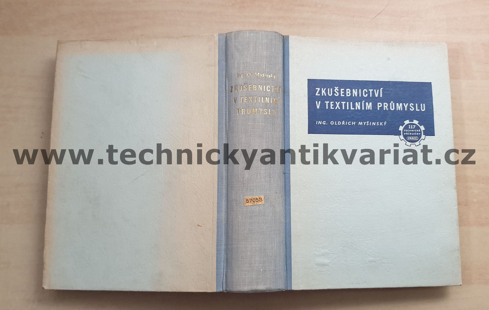 Zkušebnictví v textilním průmyslu - Oldřich Myšinský (1952)