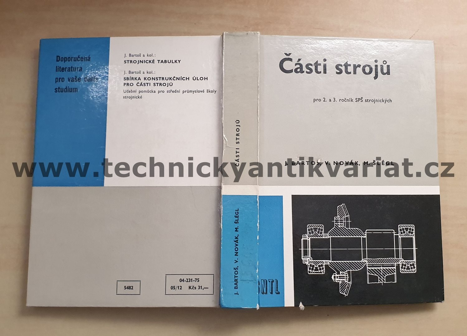 Části strojů - Bartoš, Novák, Šlégr (1975)