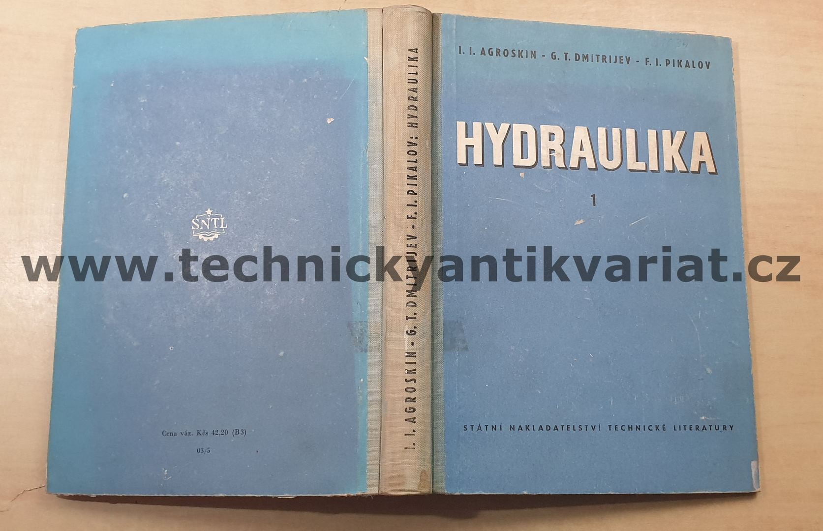 Hydraulika I. Agroskin, Dmitrijev, Pikalov (1955)