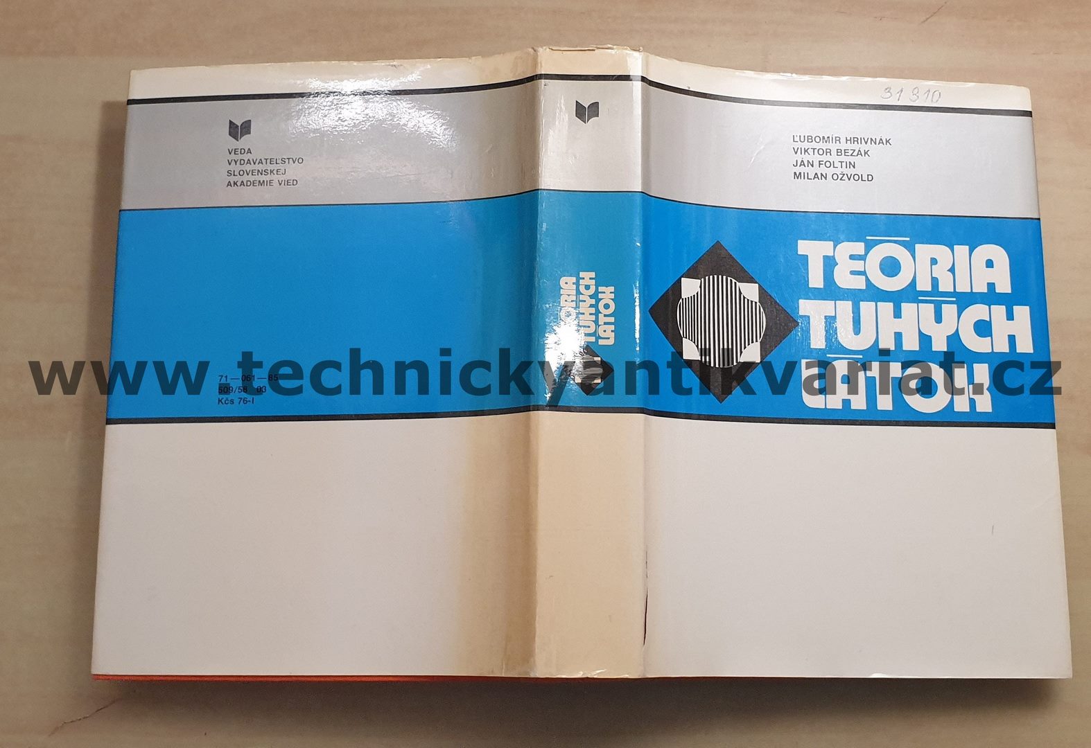 Teoria tuhých látok - Hrivnák, Bezák, Foltín, Ožvold (1985)