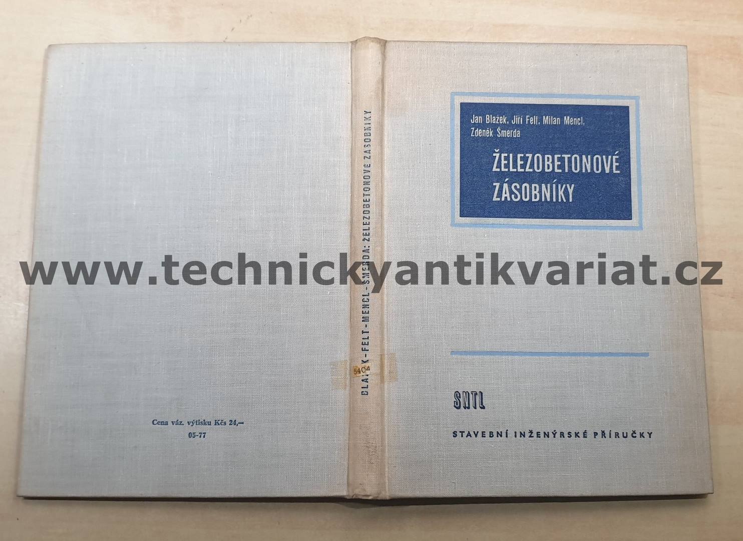 Železobetonové zásobníky - Blažek, Felt, Mencl, Šmerda (1958)