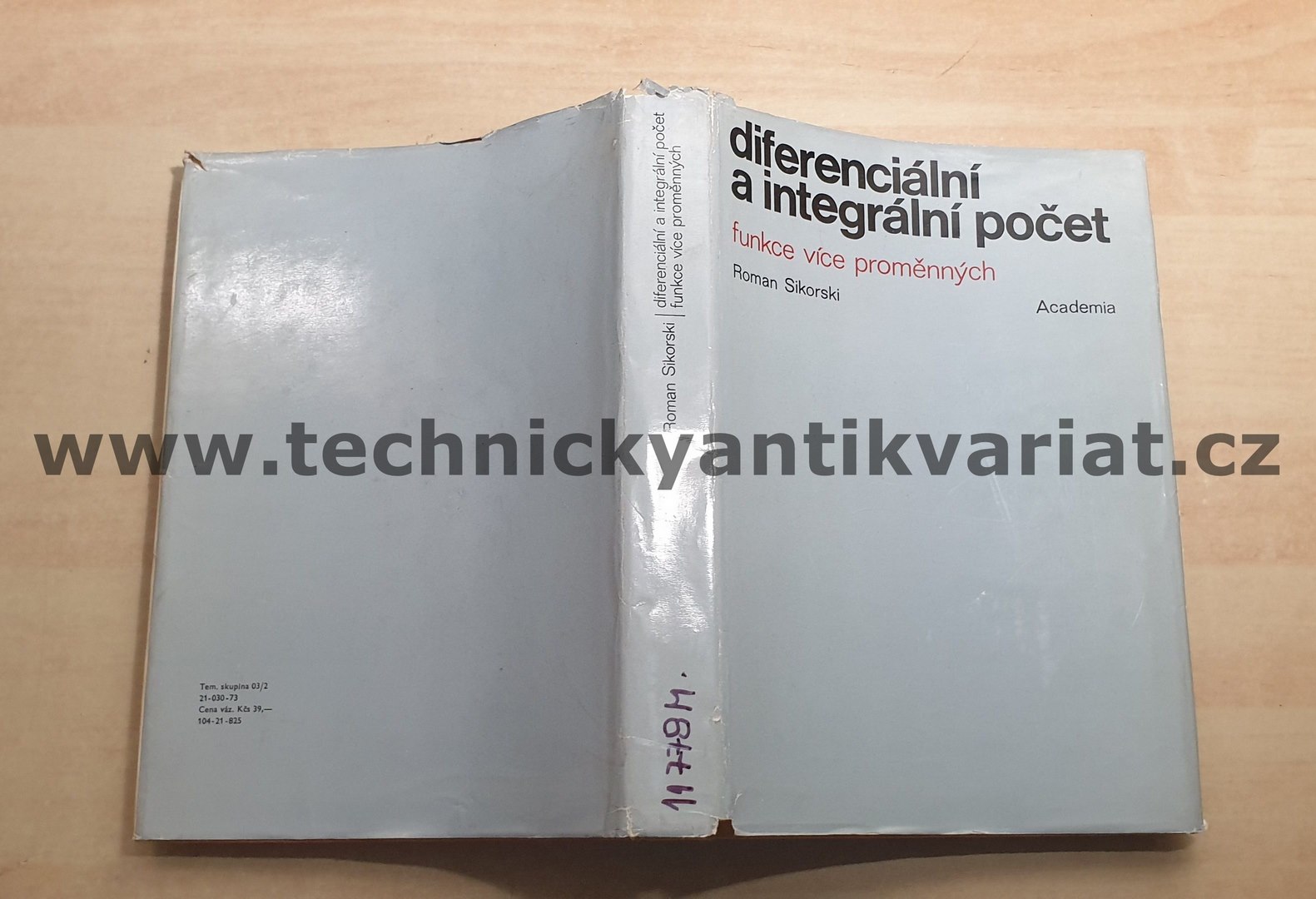 Diferenciální a integrální počet - Roman Sikorski (1973)