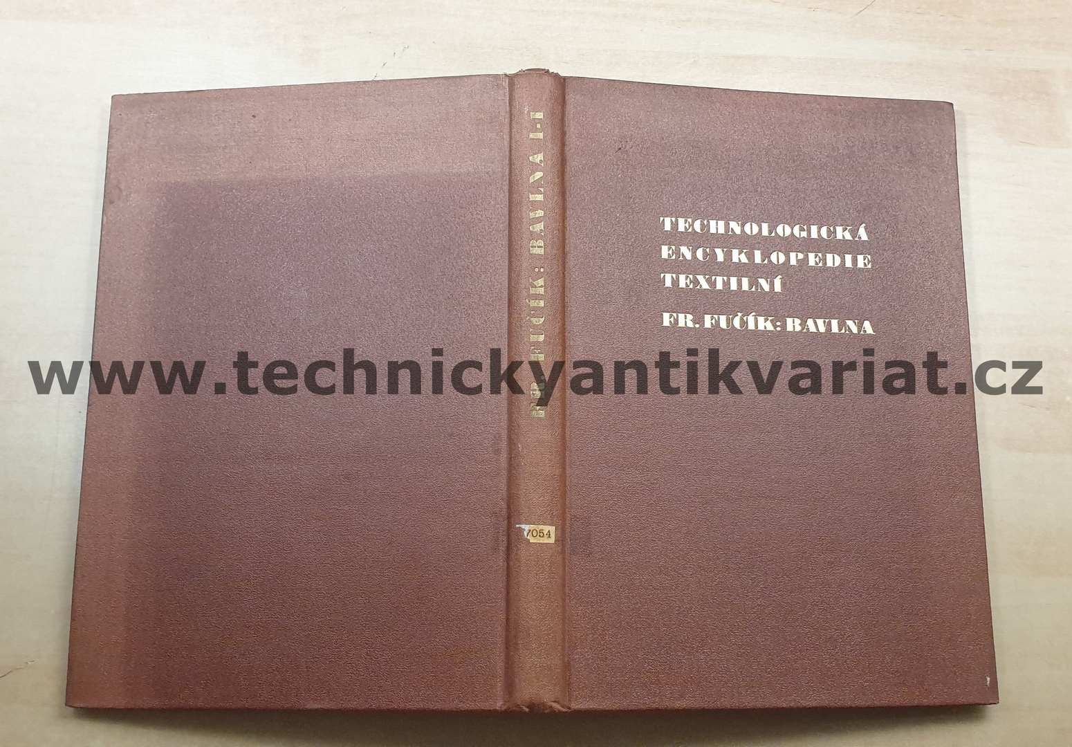 Encyklopedie textilních hmot I. Bavlna a jiná vlákna se semen - František Fučík (1949)