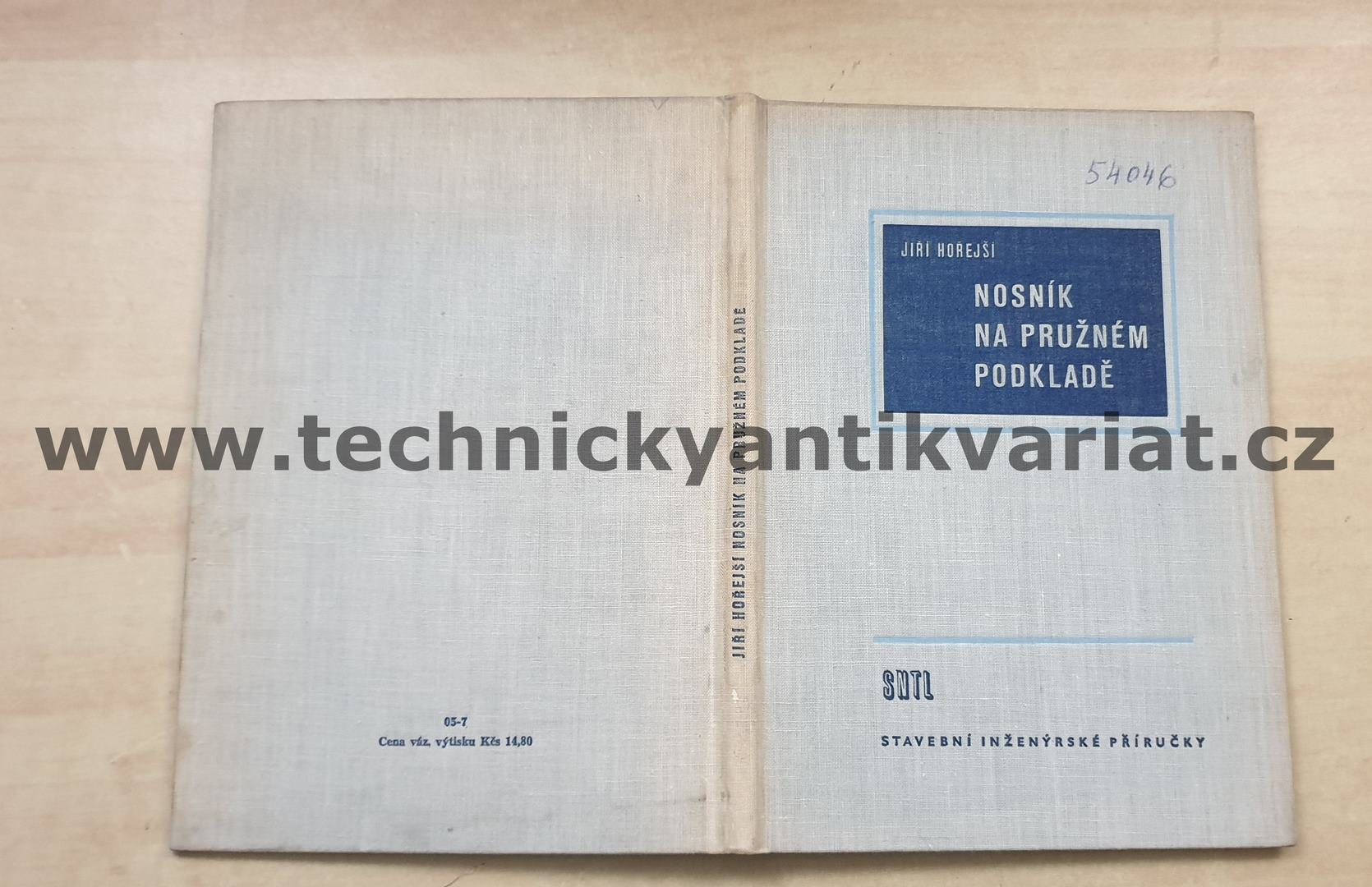 Nosník na pružném podkladě - Jiří Hořejší (1958)