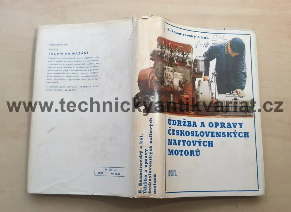 Údržba a opravy československých naftových motorů - Karel Znamirovský (1972)