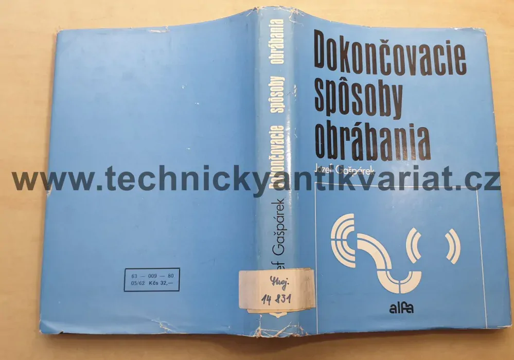 Dokončovacie sposoby obrábania - Jozef Gašpárek (1979)