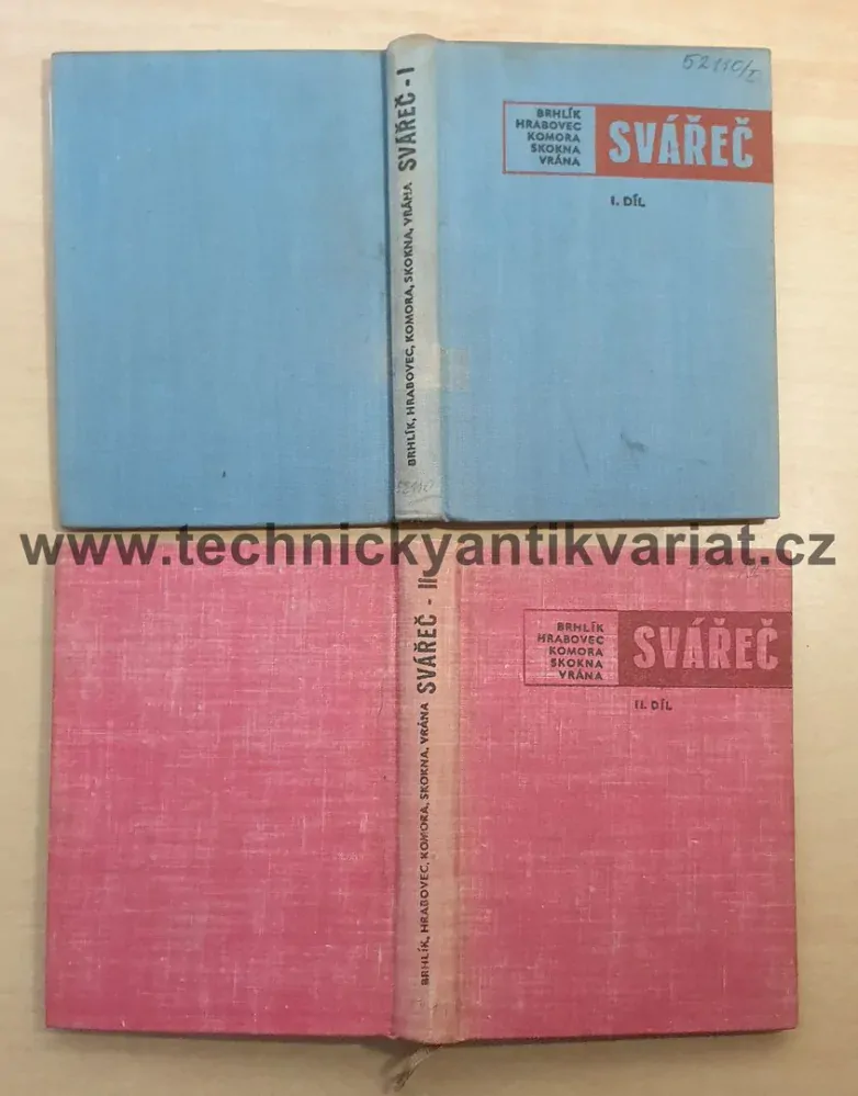 Svářeč I.,II. Brhlík, Hrabovec, Komora, Skonka, Vrána (1962, 1963)