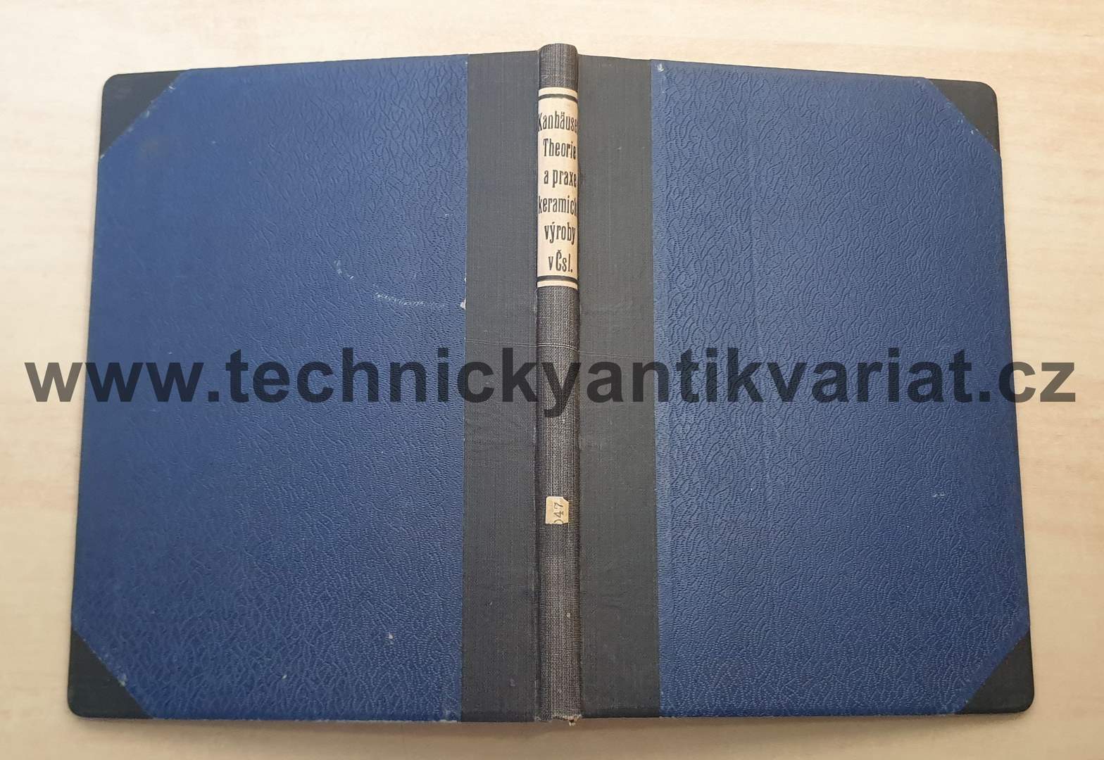 Theorie a praxe keramické výroby v Československu - F. Kanhauser (1951)
