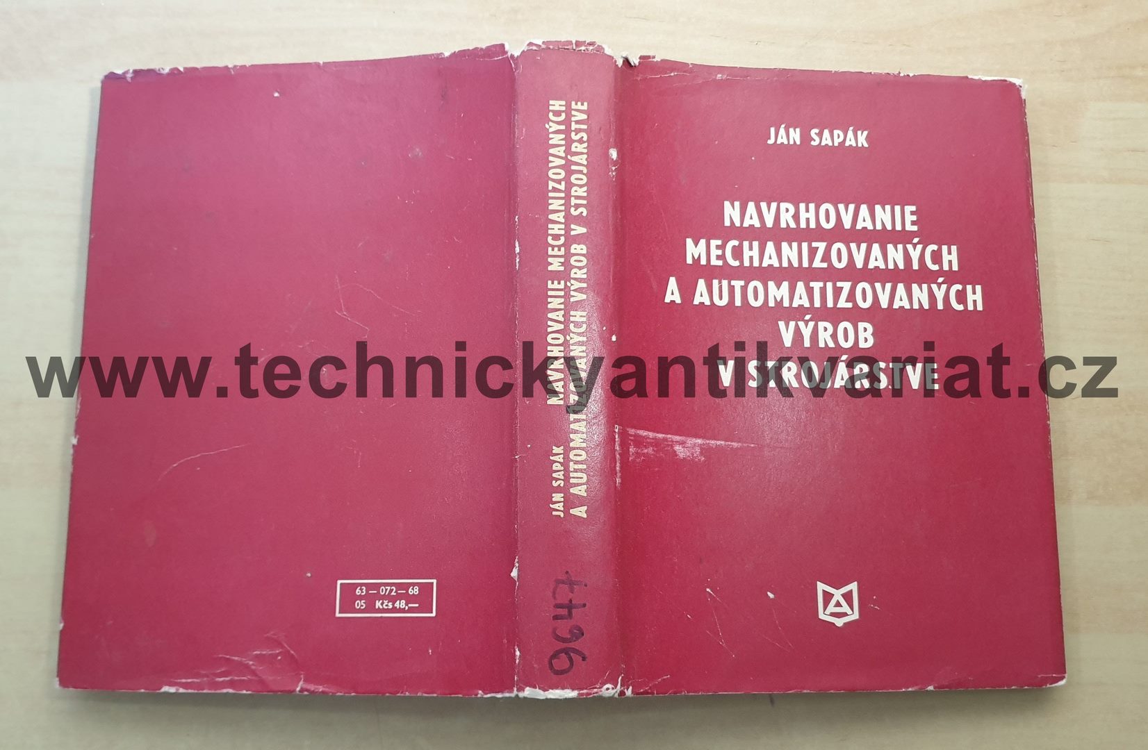 Navrhovanie mechanizovaných a automatizovaných výrob v strojárstve - Ján Sapák (1968)