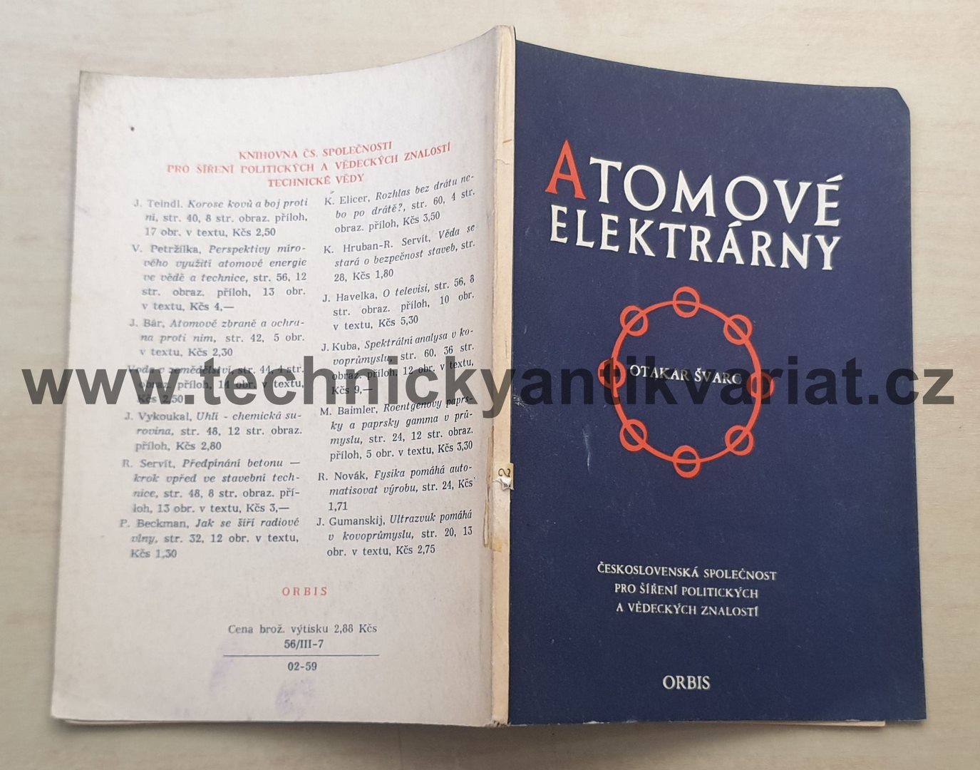 Atomové elektrárny - Otakar Švarc (1956)