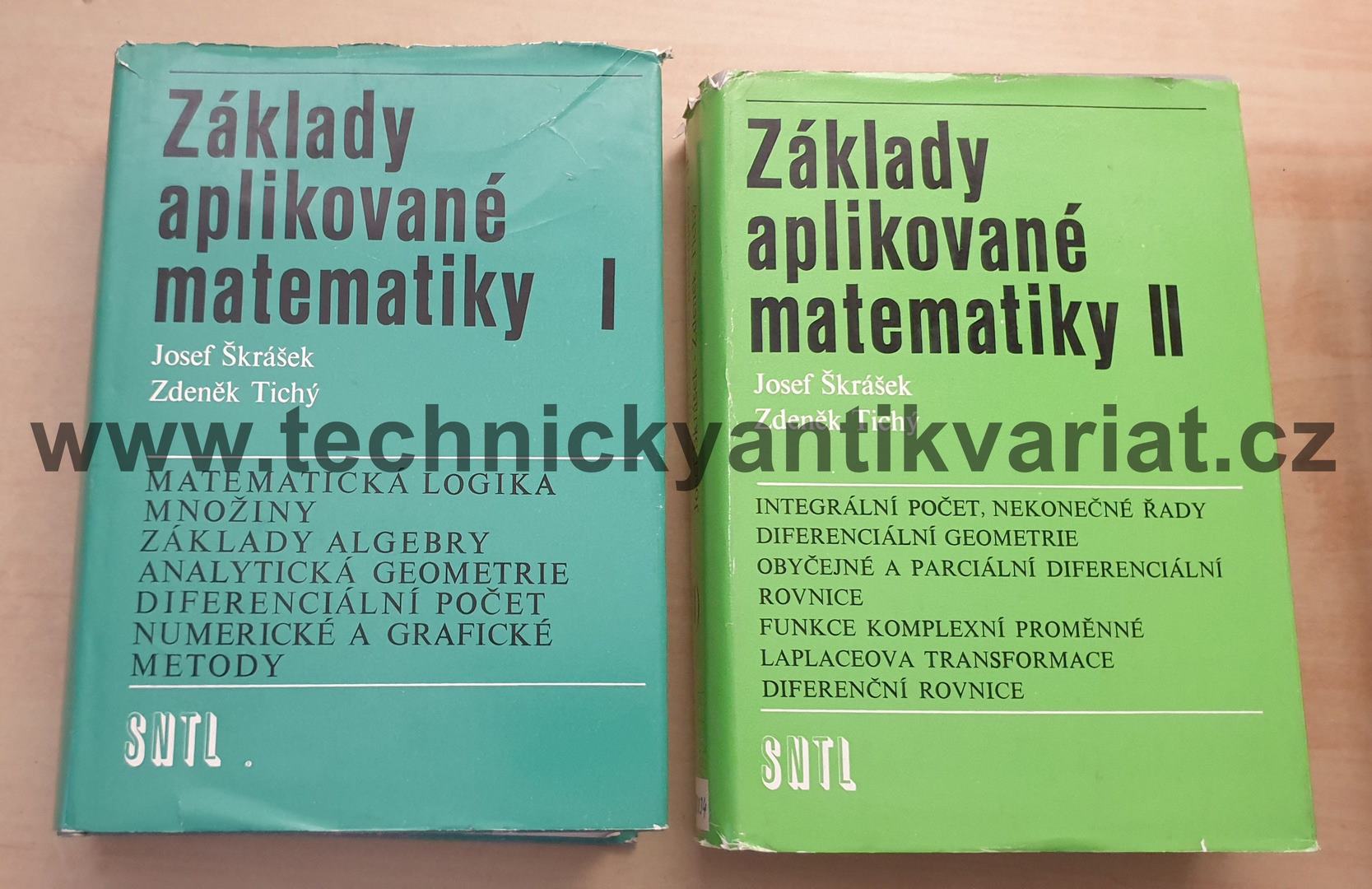 Základy aplikované matematiky I., II. - Škrášek, Tichý (1983, 1986)