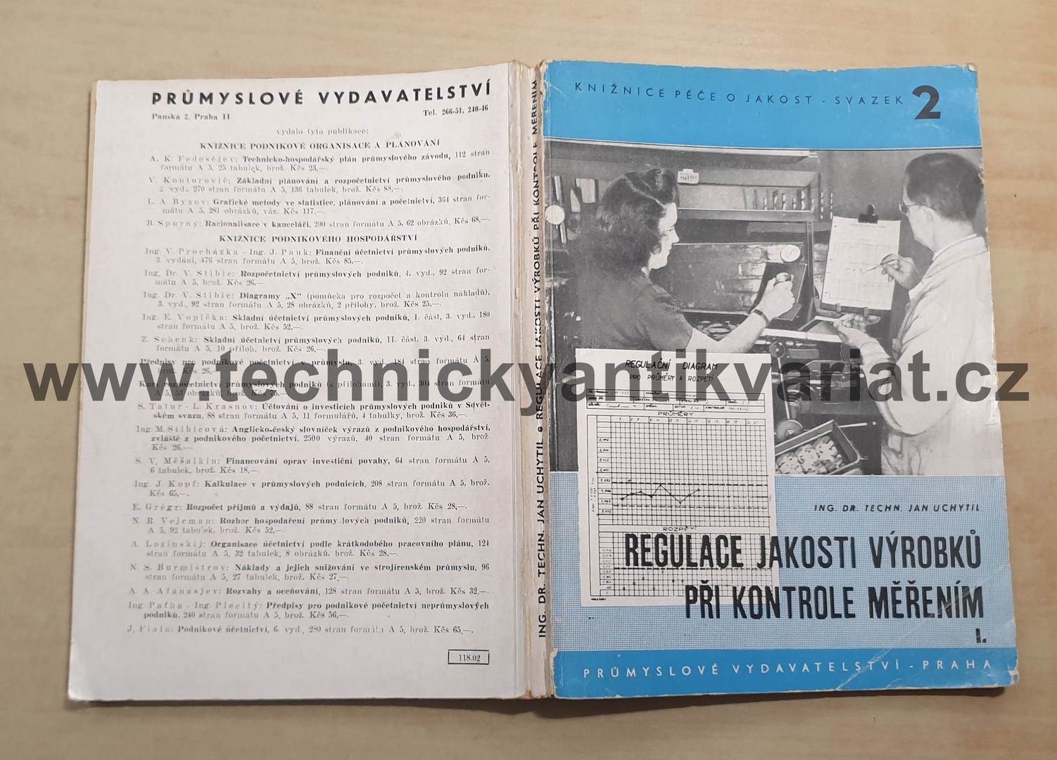 Regulace jakosti výrobků při kontrole měření I. Jan Uchytil (1950)