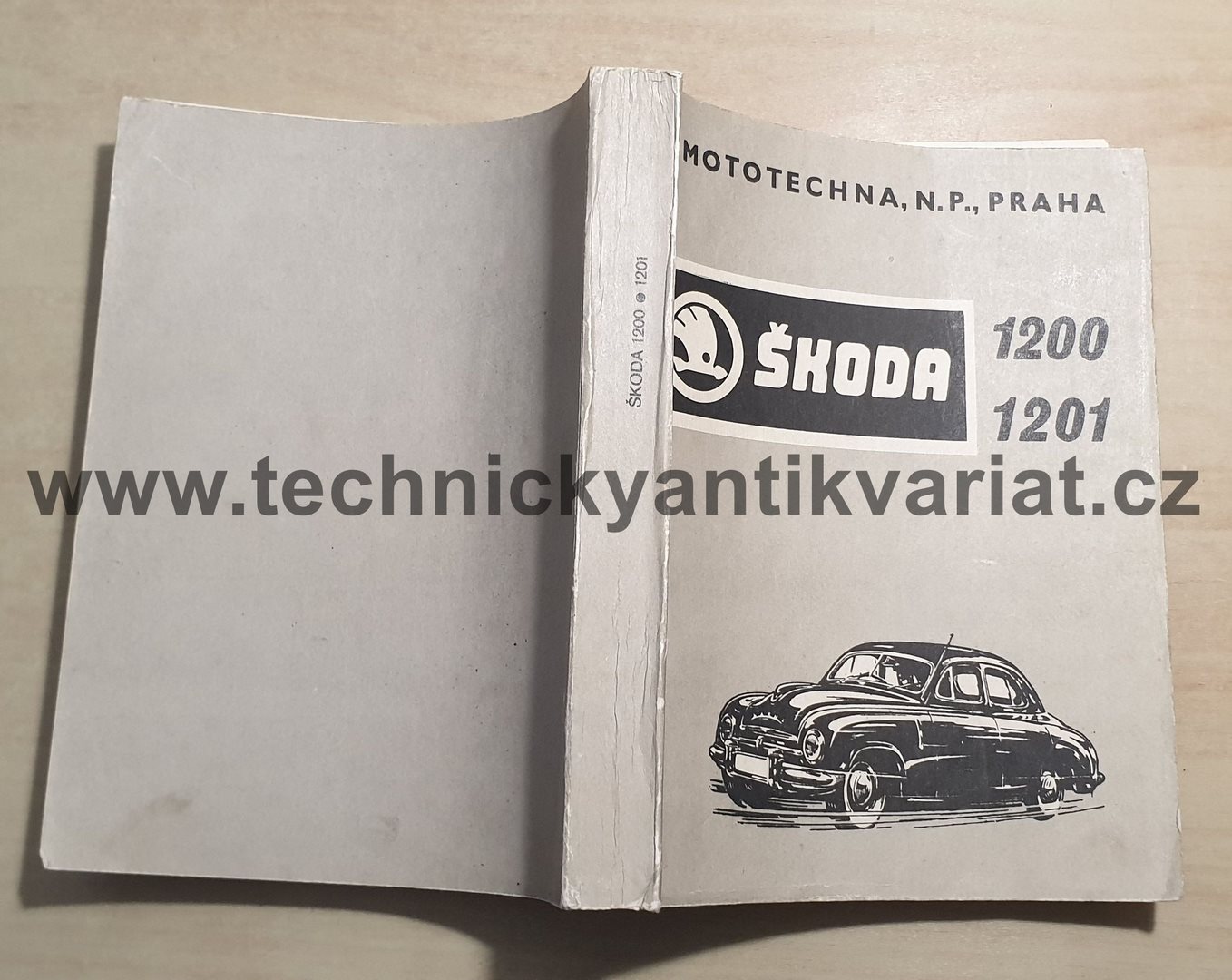 Škoda 1200, 1201 - katalognáhradných dielcov (1970)