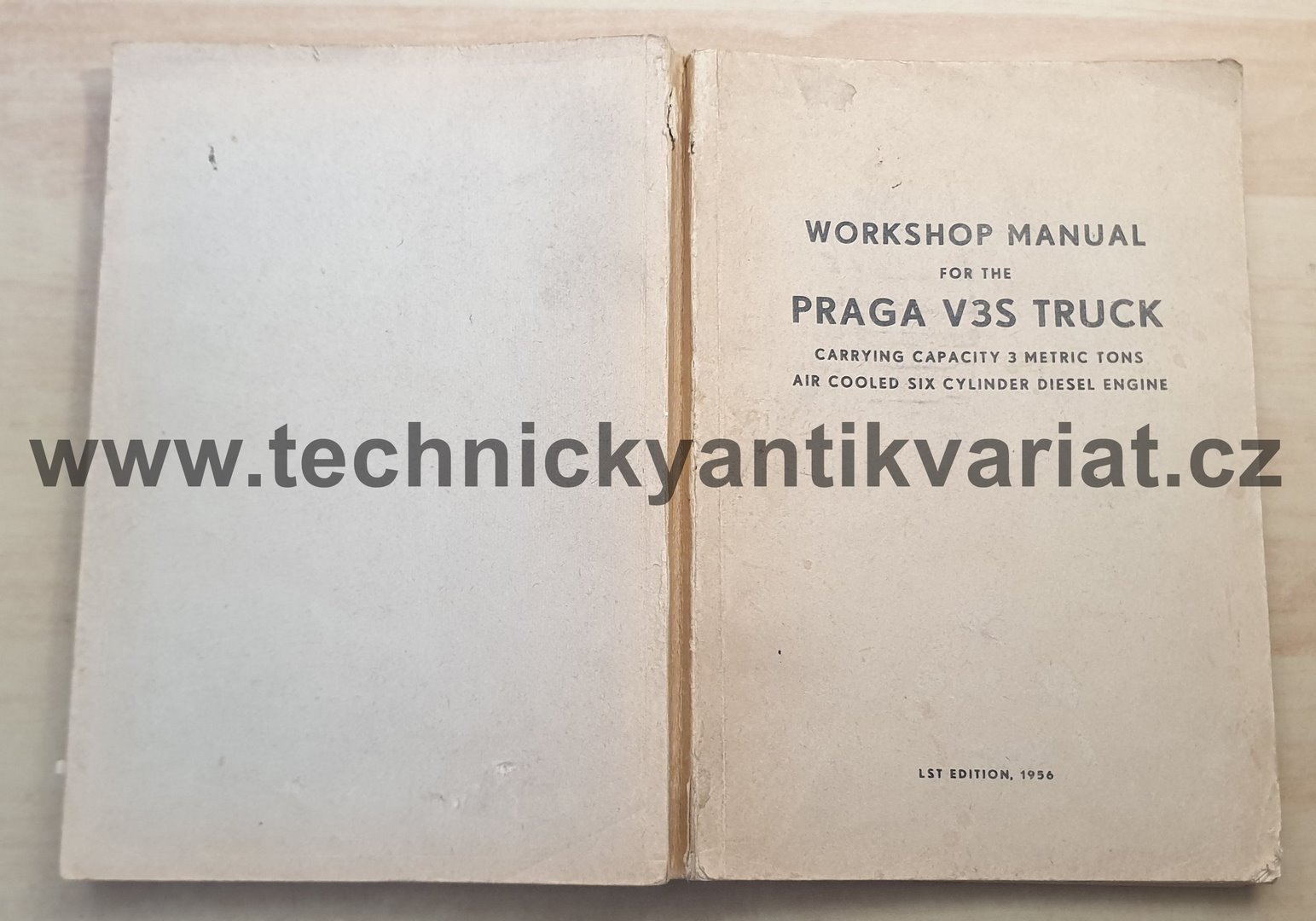Praga V3S - workshop manual (1956)