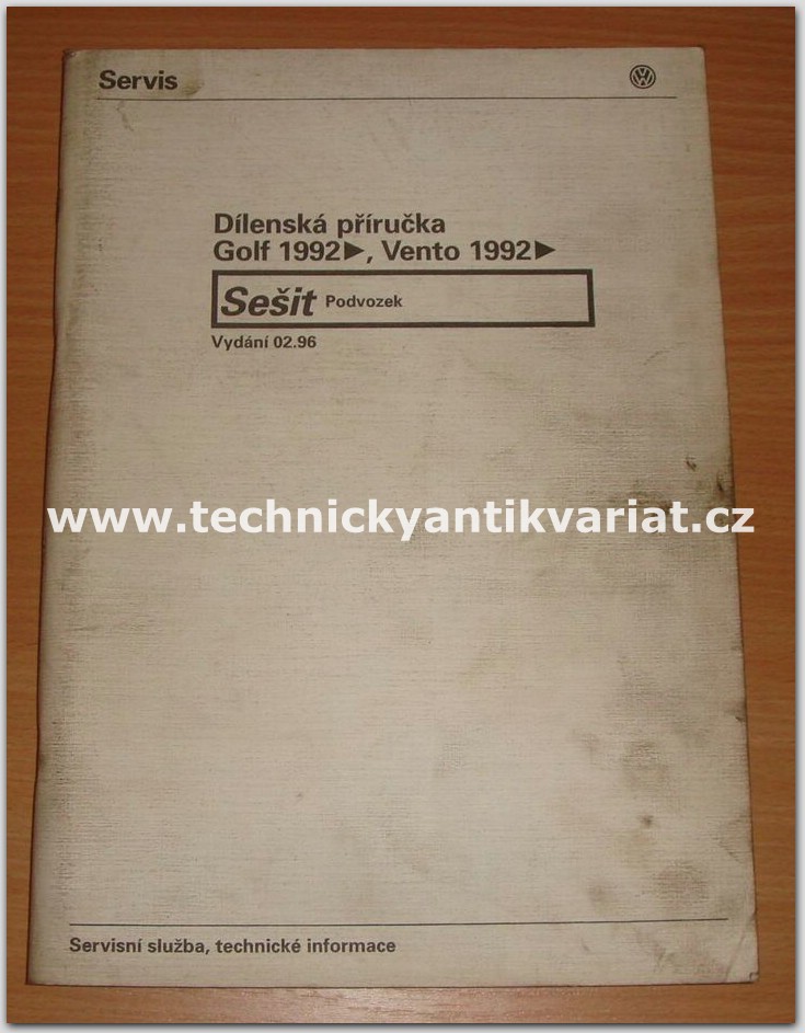 Volkswagen Golf, Vento 1992 - podvozek