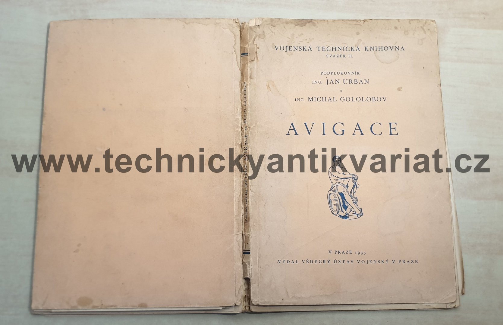 Avigace (letecká navigace) - Jan Urban, M. Gololobov (1935)