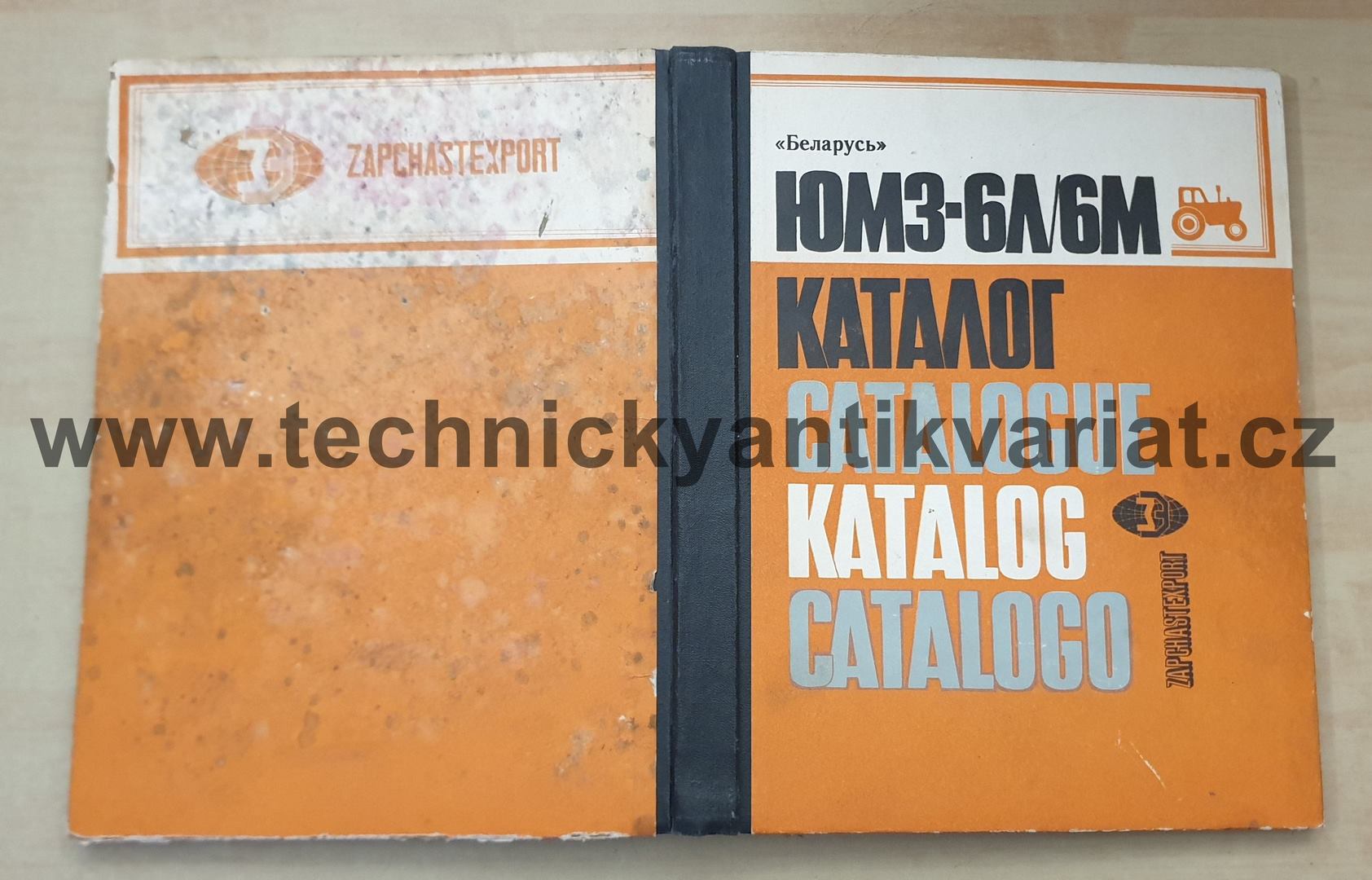 Traktor Bělarus - katalog dílů (1974)