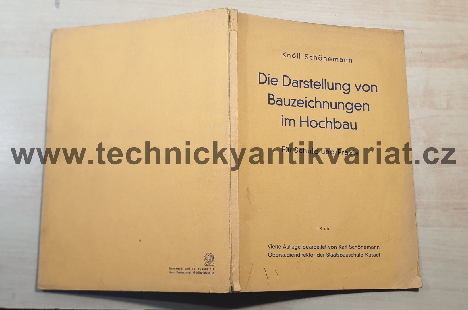 Die Darstellung von Bauzerichnungen im Hochbau - Knoll Schonemann (1940)
