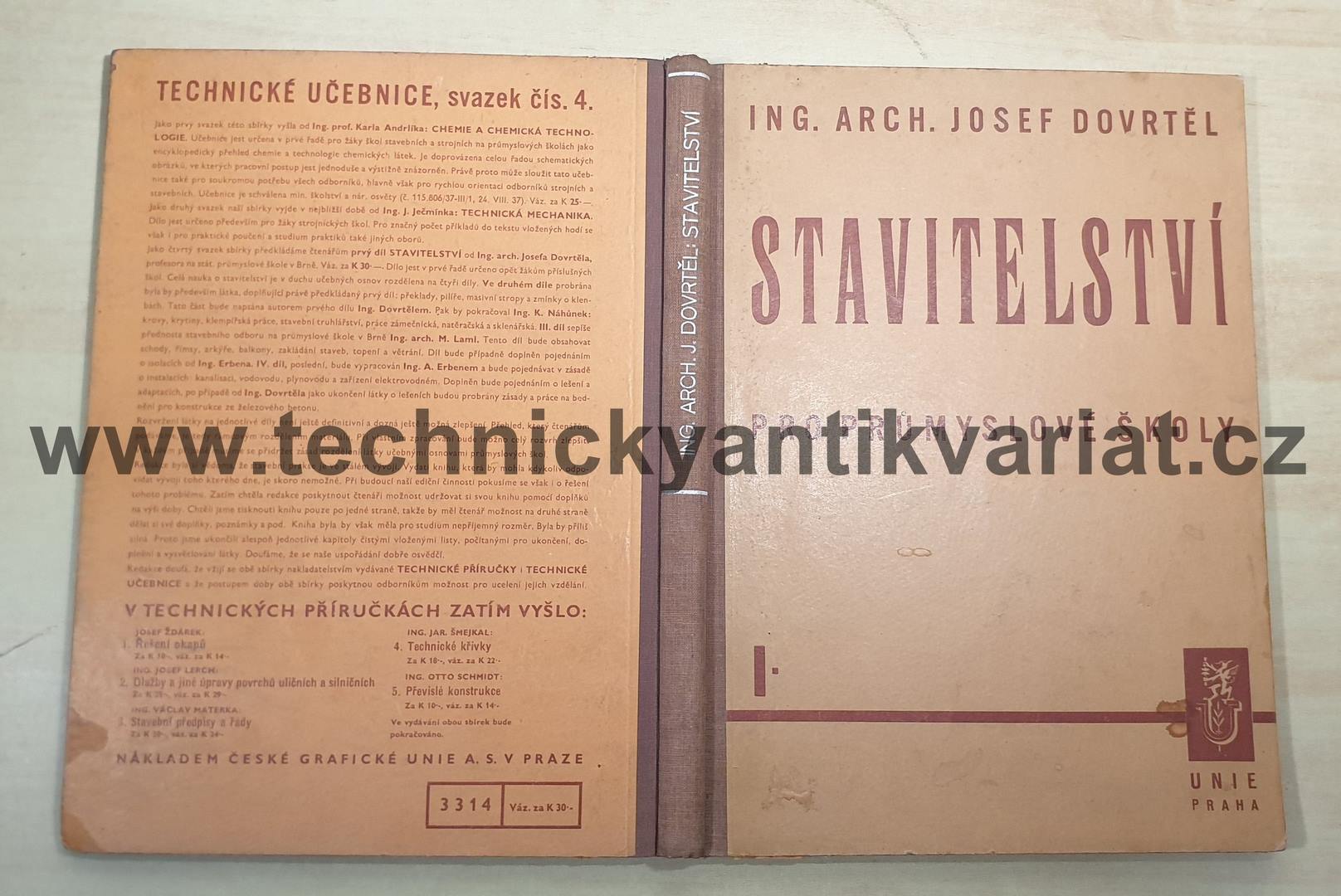 Stavitelství I. - Josef Dovrtěl (1940)