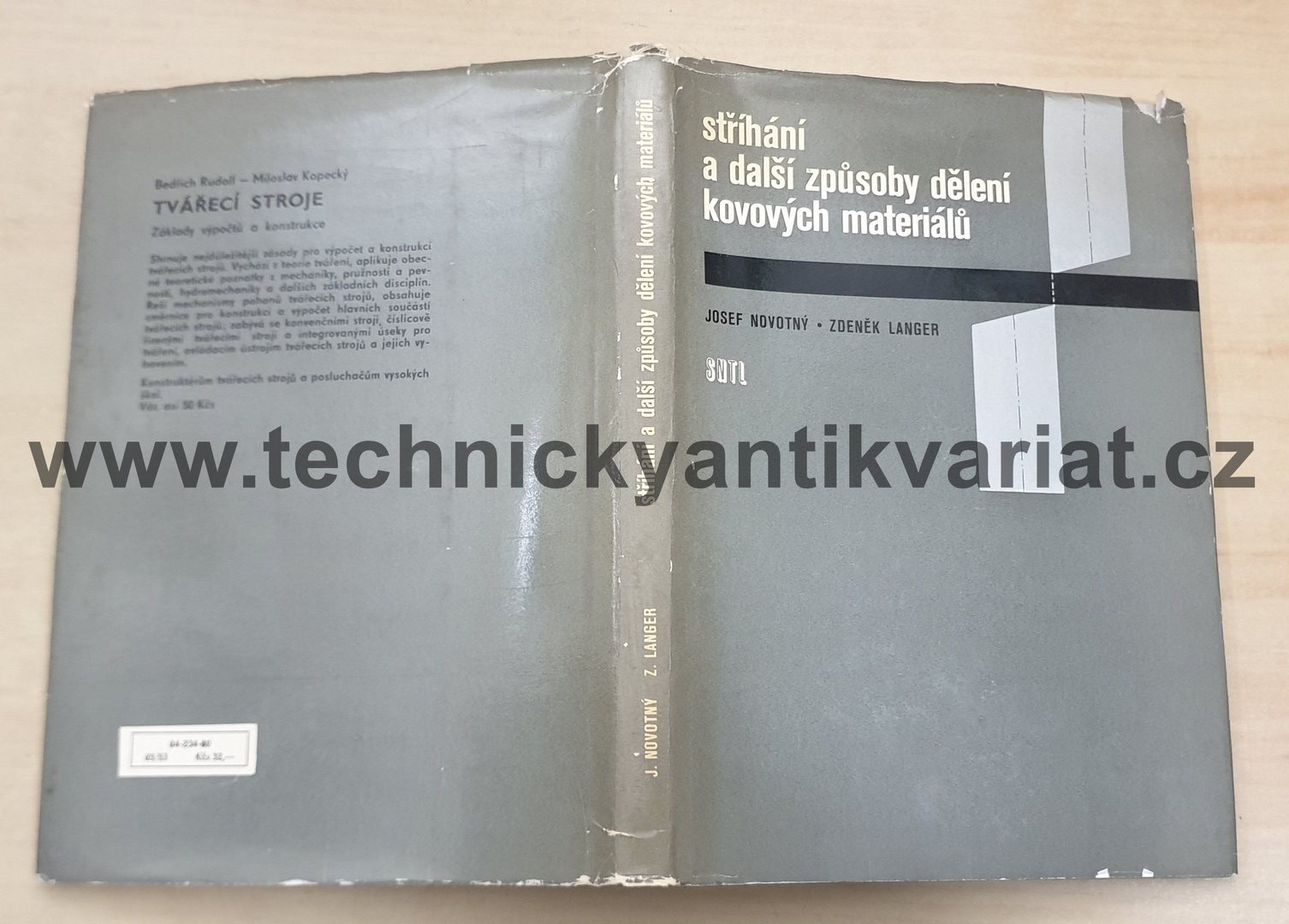 Stříhání a další způsoby dělení kovových materiálů - Josef Novotný, Zdeněk Langer (1980)